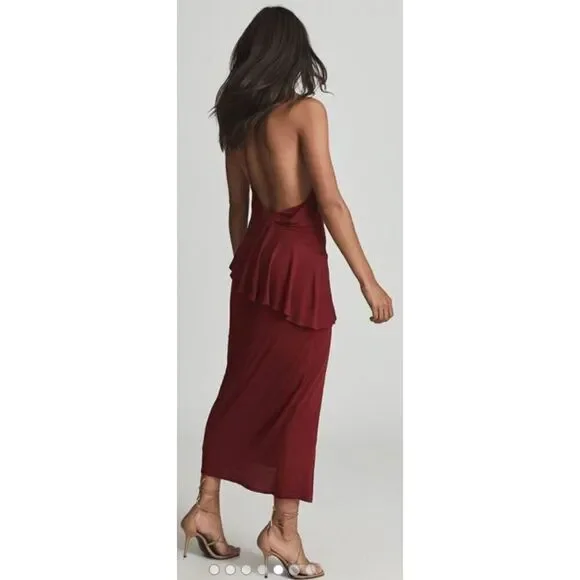 Reiss XENA STRAPPY OPEN BACK COCKTAIL DRESS New With Tags Size 6